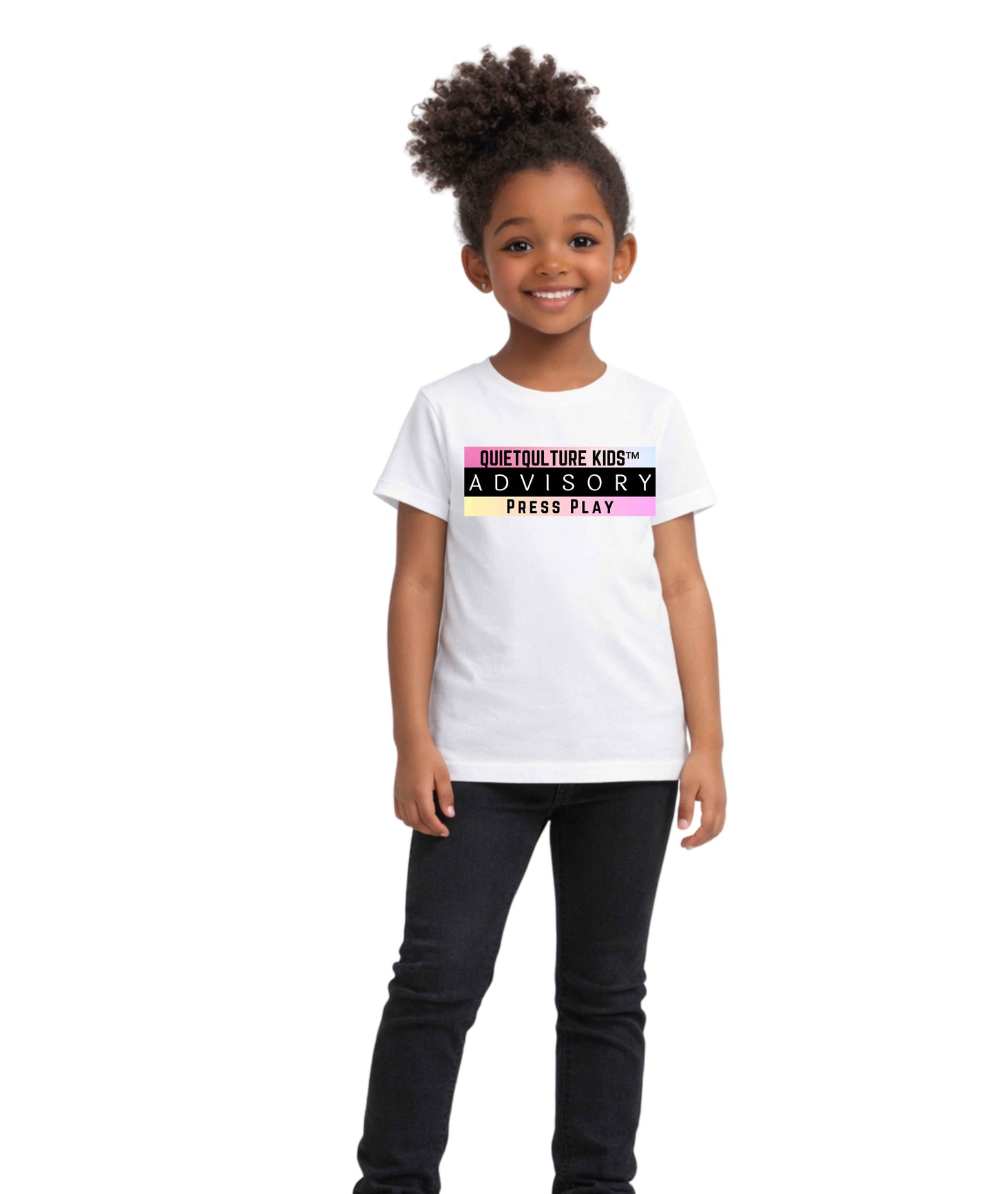 QuietQulture Kids™ Advisory Tee- Press Play Edition